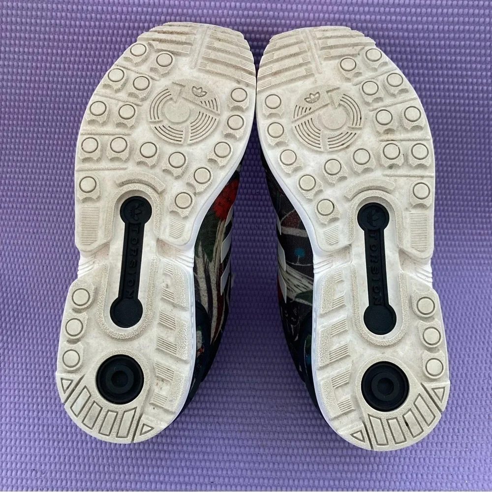 ADIDAS ZX FLUX LOW Running Sneakers TRAINERS WOMEN SHOES Size 8 - Picture 8 of 9
